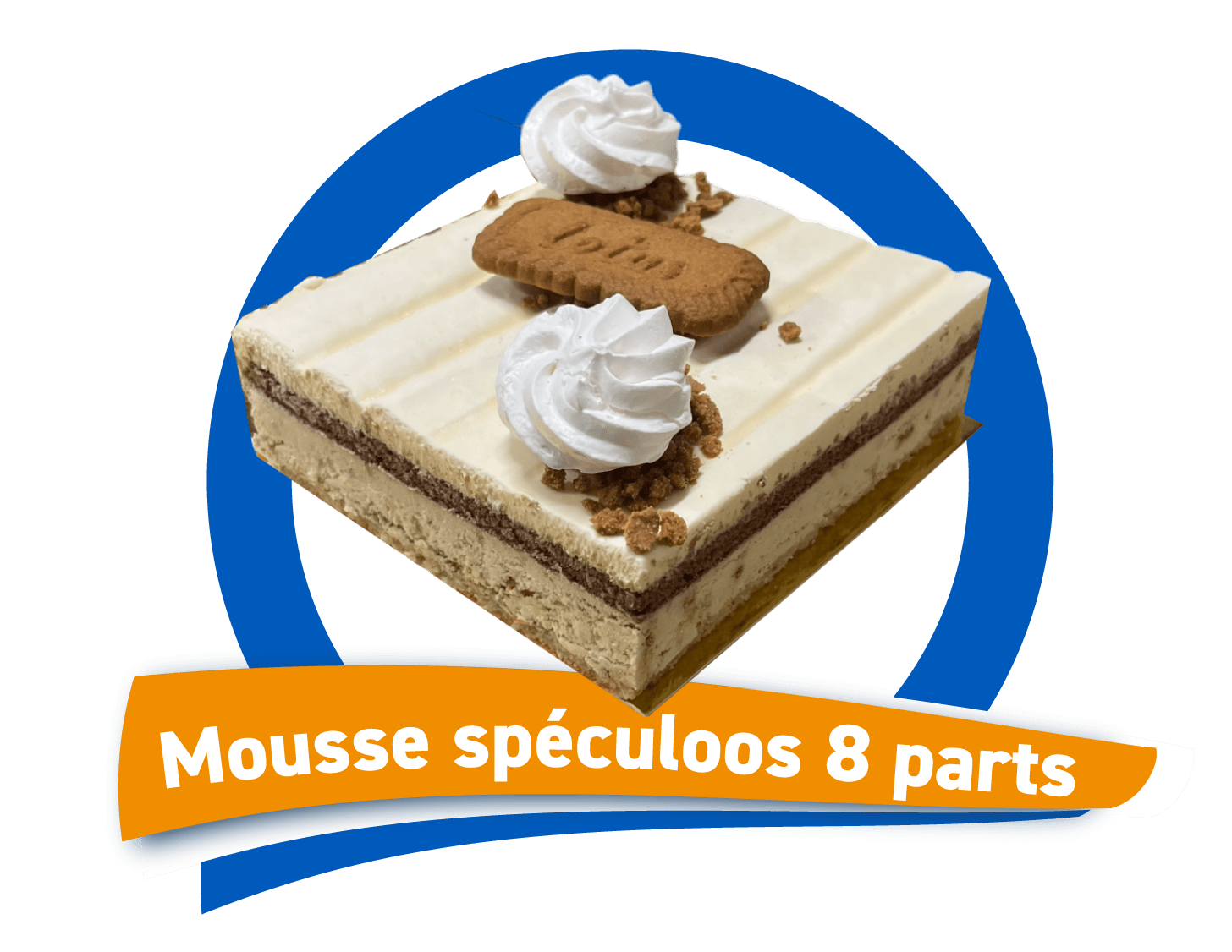photo de la mousse au spéculos de la patisserie du centre e.leclerc de langon