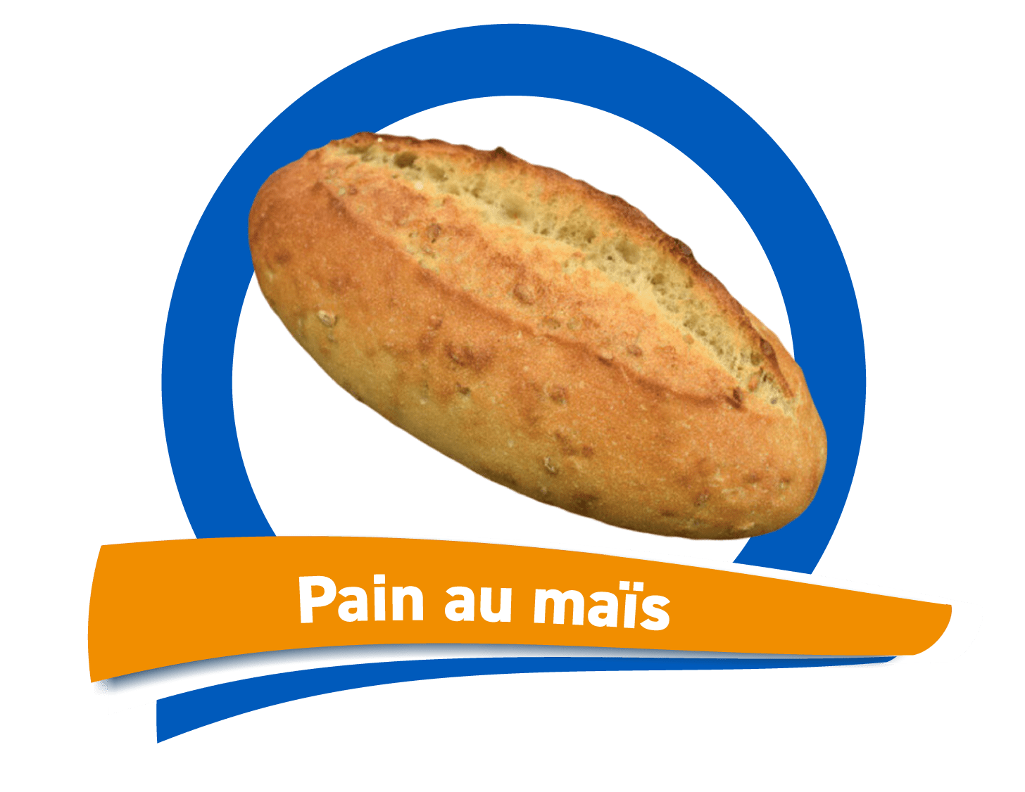 photo du pain au mais de la boulangerie de e.leclerc de langon